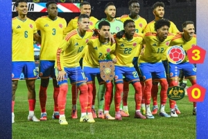 热身赛：哥伦比亚3-0战胜澳大利亚，J罗、迪亚斯建功